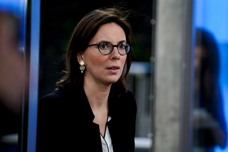 French Junior Minister for European Affairs Amelie de Montchalin arrives