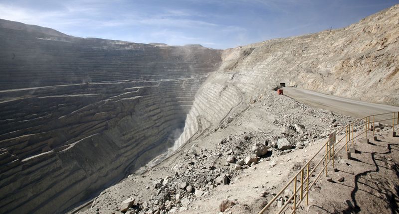 FILE PHOTO: General view shows Chile’s Chuquicamata copper mine, which