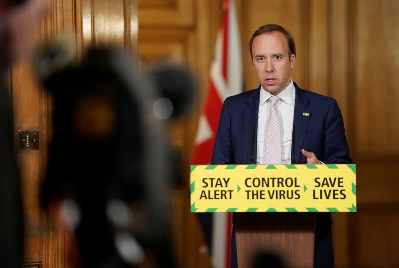UK government daily briefing on coronavirus updates