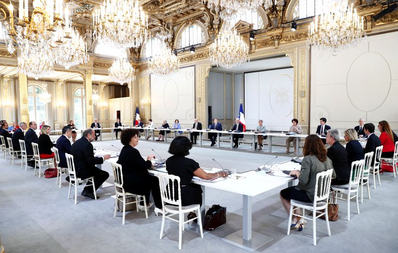 Minister Council at Elysee Palace in Paris