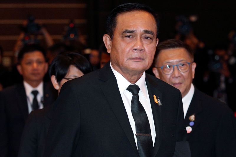 Thailand’s Prime Minister Prayuth Chan-ocha attends the 2019 National Anti-Trafficking