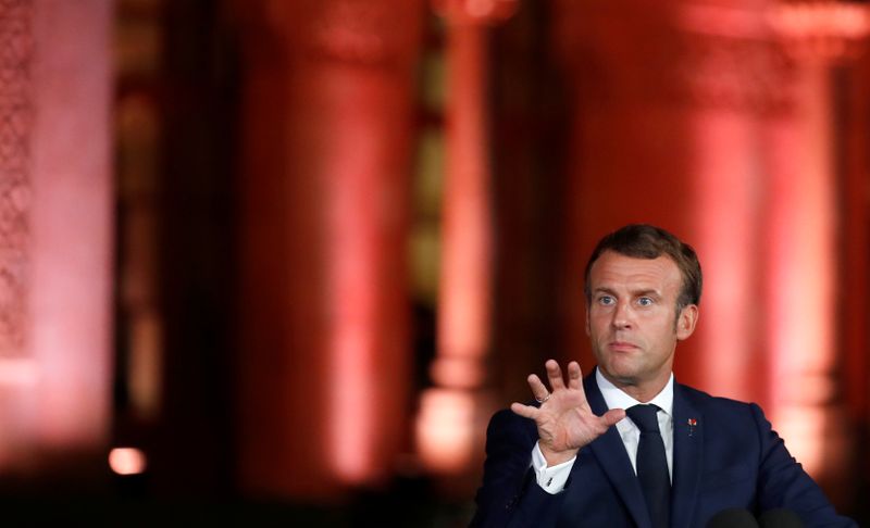 French President Emmanuel Macron visits Lebanon