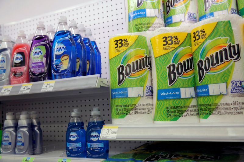 FILE PHOTO: Procter & Gamble’s  Dawn and Bounty are