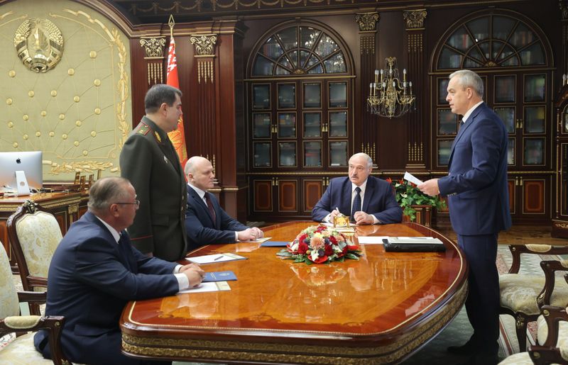 Belarusian President Lukashenko meets with new heads of the KGB