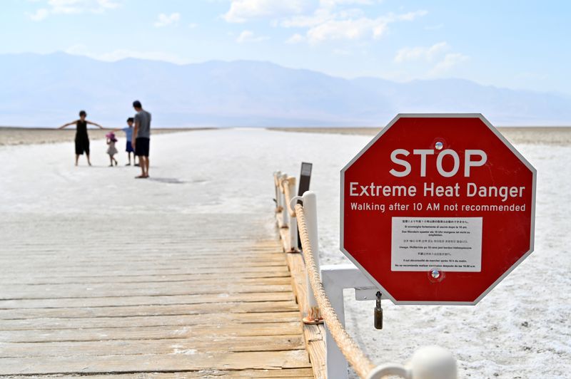 FILE PHOTO: Extreme Heat in Death Valley