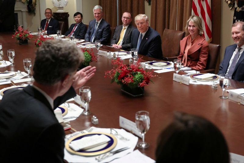 FILE PHOTO: U.S. President Trump hosts luncheon with UN Security