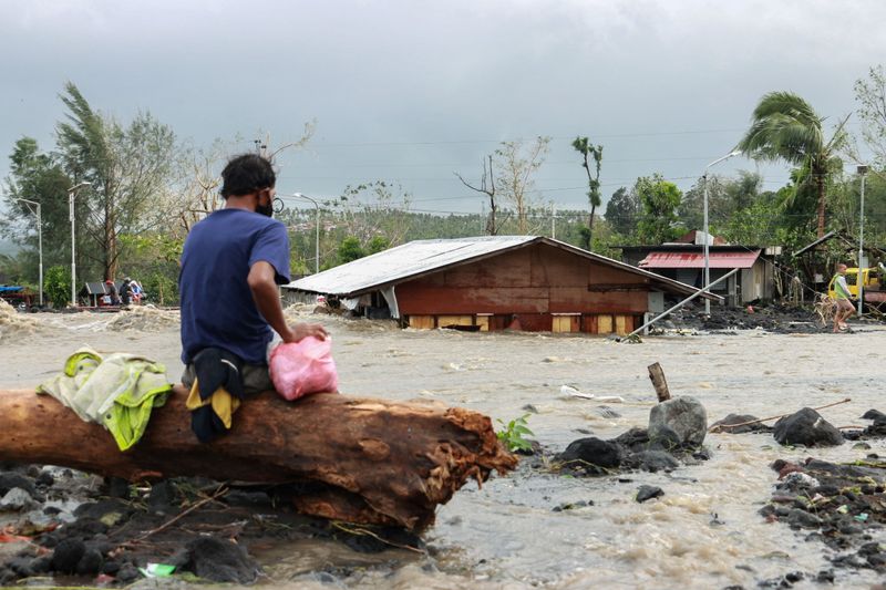 Typhoon Goni aftermath in Albay province