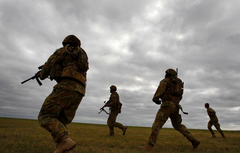 Members of Australia’s special forces conduct an exercise during the