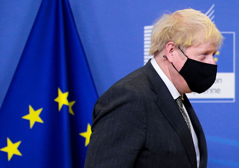 EU Commission President von der Leyen meets British PM Johnson
