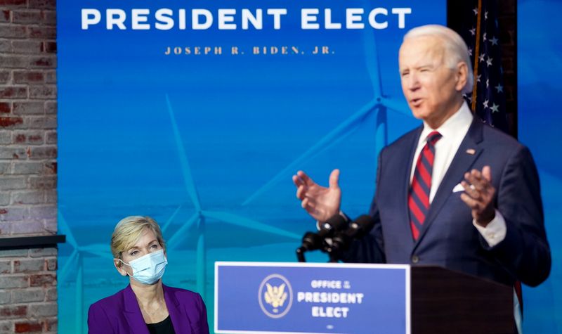U.S. President-elect Joe Biden and Vice President-elect Kamala Harris introduce