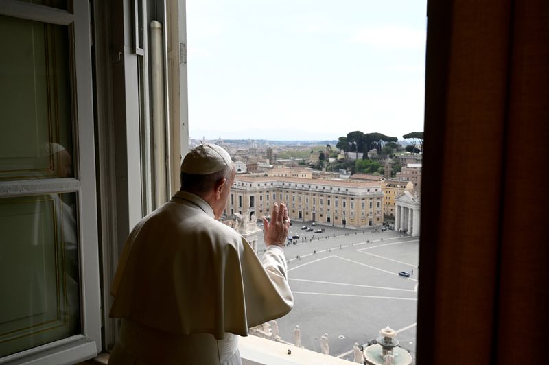 FILE PHOTO: Pope Francis on Easter Monday