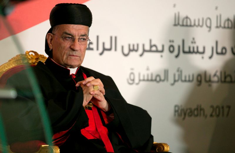 FILE PHOTO: Lebanese Maronite Patriarch Bechara Boutros Al-Rai visits the