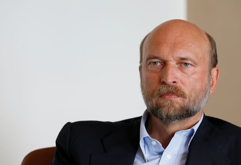 FILE PHOTO: Sergei Pugachev is seen during an interview with