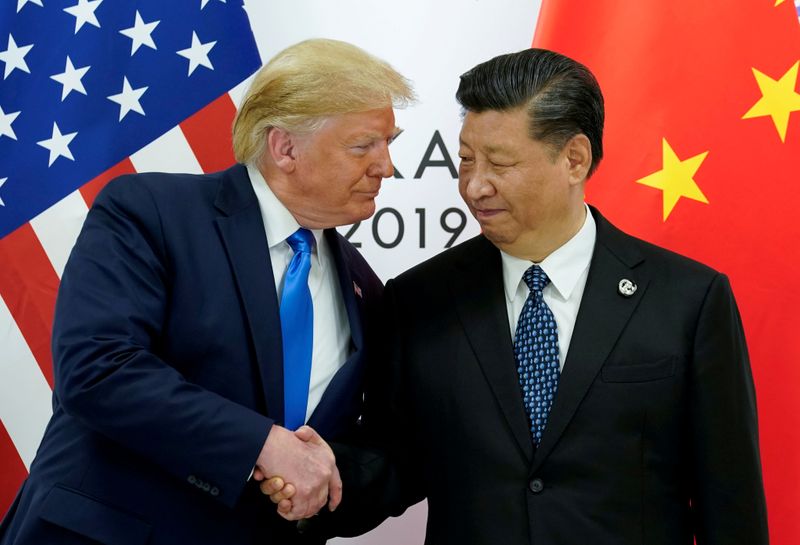 FILE PHOTO: Trump meets Xi at the G20 leaders summit
