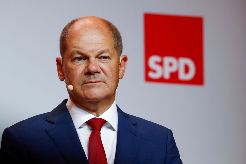 FILE PHOTO: Olaf Scholz, who says he has been proposed