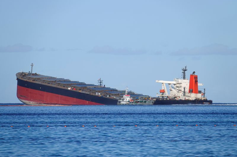 FILE PHOTO: A general view shows the bulk carrier ship