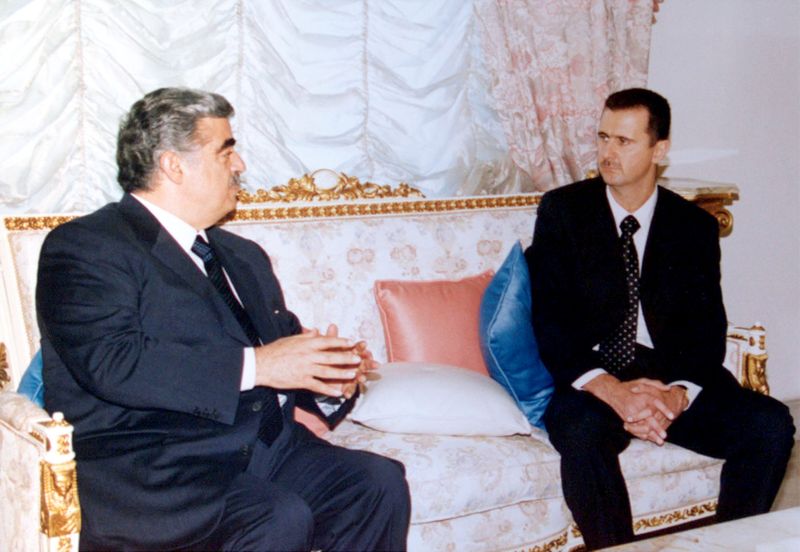 FILE PHOTO: Syrian President Hafez al-Assad’s son Bashar meets former
