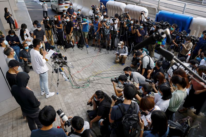FILE PHOTO: Hong Kong press body says new police media