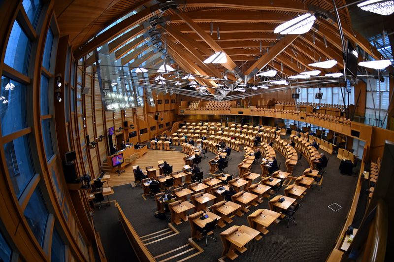 General view during the First Minister’s Questions at the Scottish