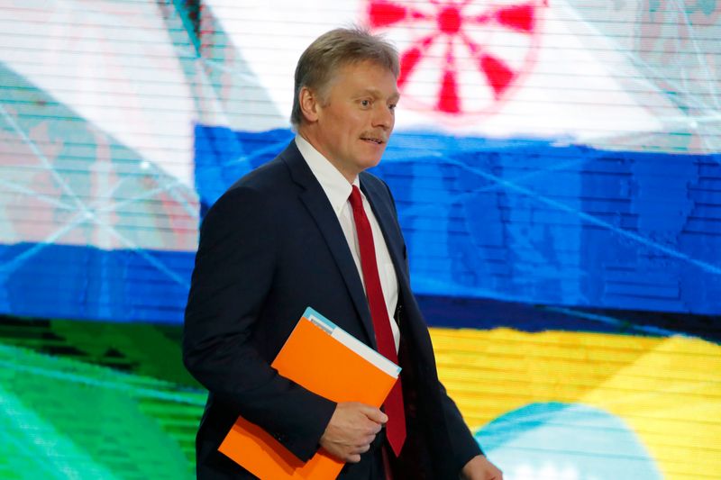 Kremlin spokesman Peskov arrives t the Russian President Vladimir Putin’s