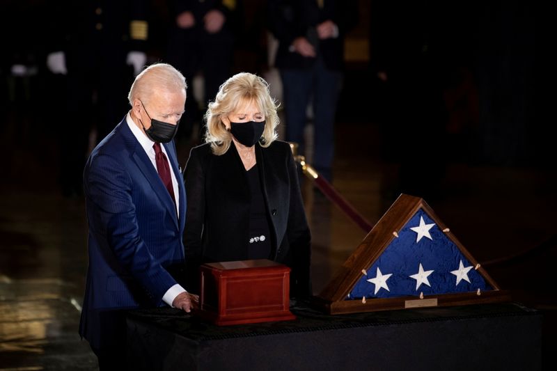 U.S. President Joe Biden and first lady Dr. Jill Biden