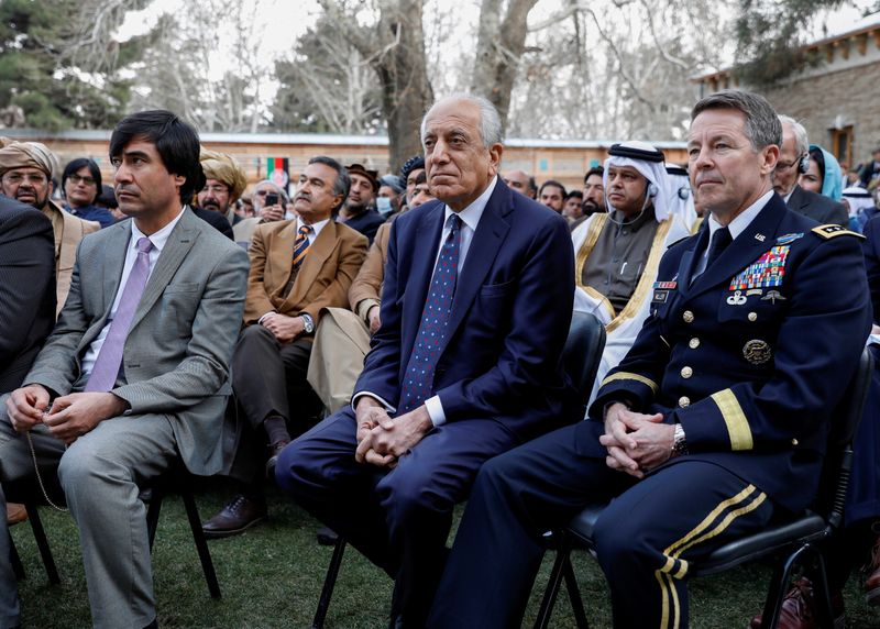 FILE PHOTO: U.S. envoy for peace in Afghanistan Zalmay Khalilzad
