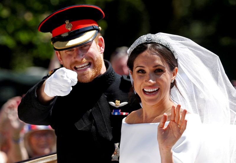 FILE PHOTO: Prince Harry, Queen Elizabeth’s grandson, marries U.S. actress