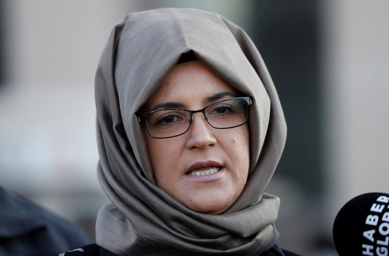Hatice Cengiz, fiancee of the murdered Saudi journalist Khashoggi, talks