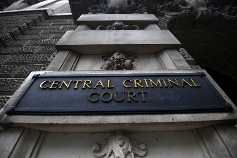 View of Central Criminal Court in London