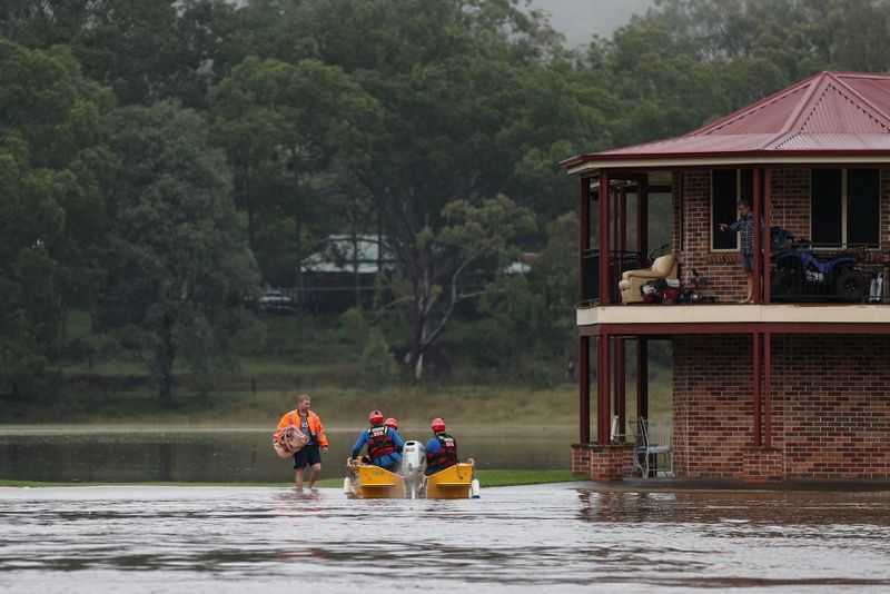 Widespread flooding in New South Wales