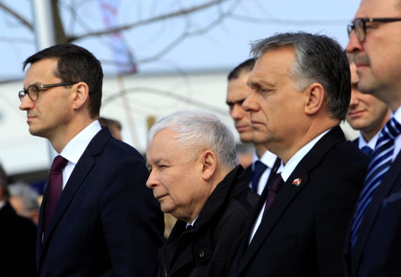 FILE PHOTO: Polish Prime Minister Morawiecki, leader of the ruling