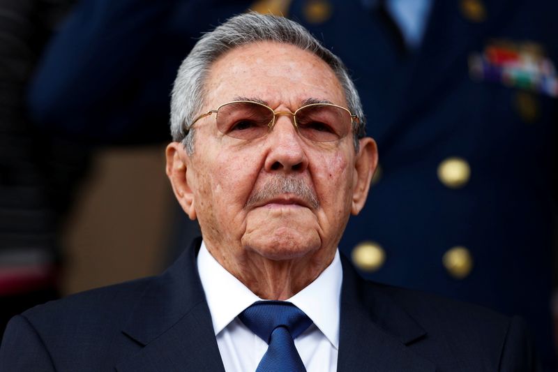 FILE PHOTO: Cuba’s President Raul Castro attends to an ALBA