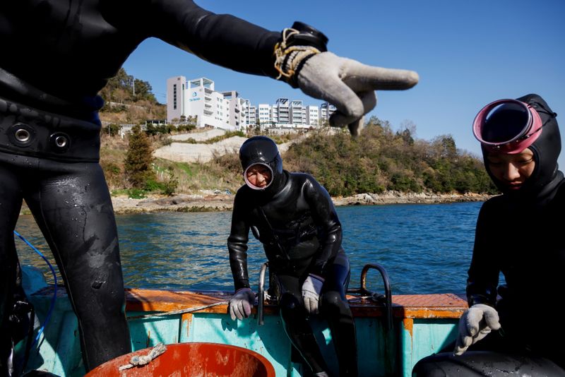 The Wider Image: For South Korea’s youngest ‘sea women’, warming