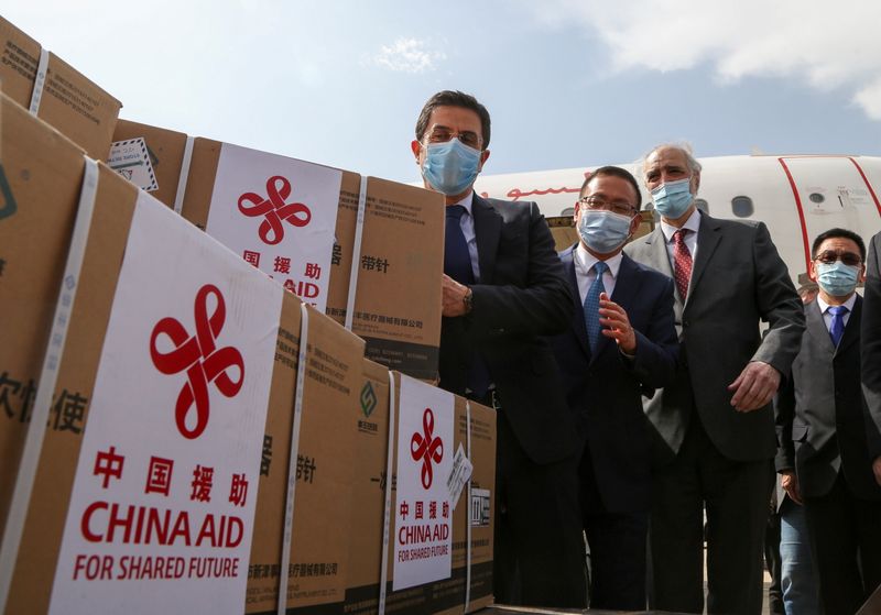 A batch of China’s Sinopharm COVID-19 vaccine arrives in Damascus