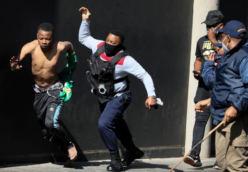 Violence spreads to South Africa’s economic hub in wake of