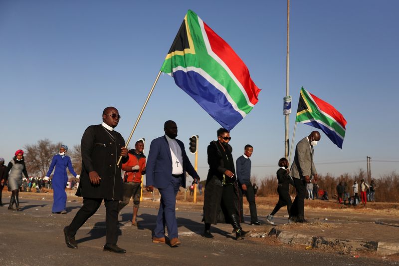 Unrest linked to the jailing of former South African President