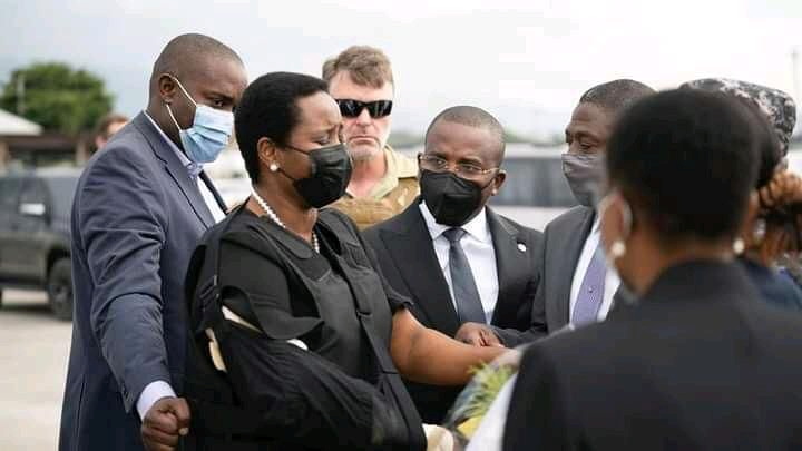 Haiti’s first lady Martine Moise, the wife of assassinated President