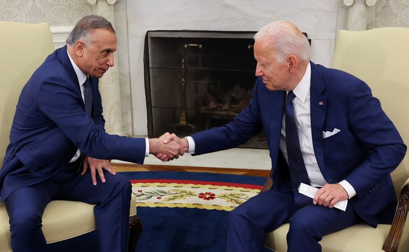 U.S. President Biden holds bilateral meeting with Iraq’s Prime Minister