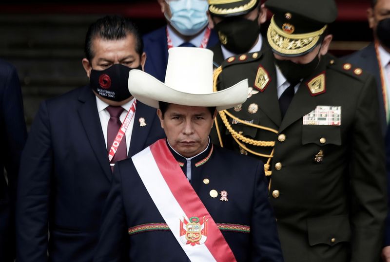 Inauguration Day of President-elect Pedro Castillo in Lima