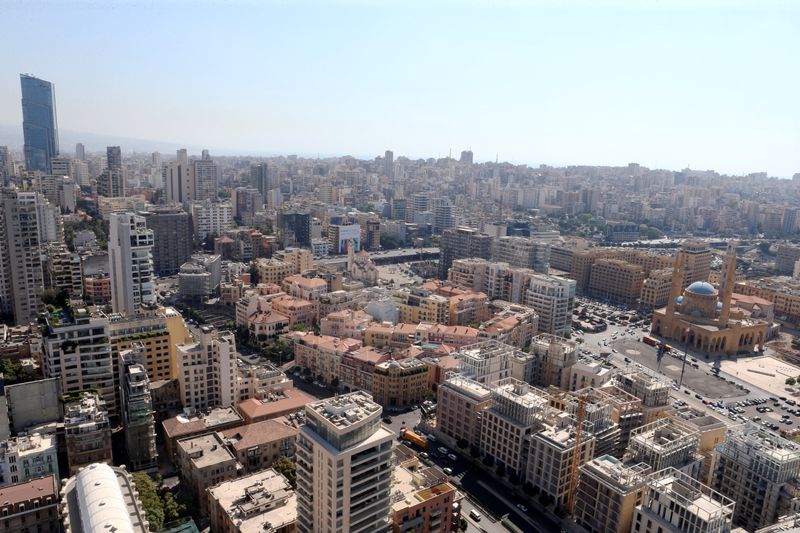 A general view of Beirut central district