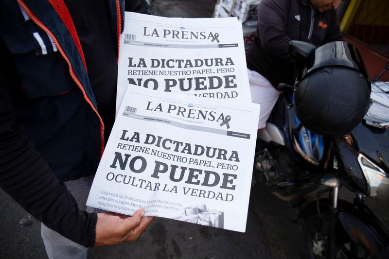 Nicaragua paper says it can no longer do print editions,
