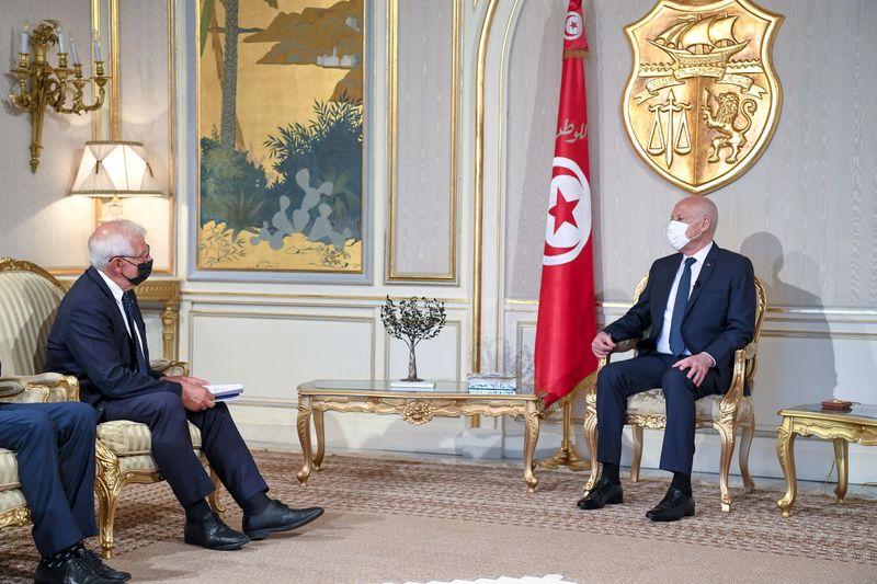 European Union Foreign Policy Chief Josep Borrell meets with Tunisia’s