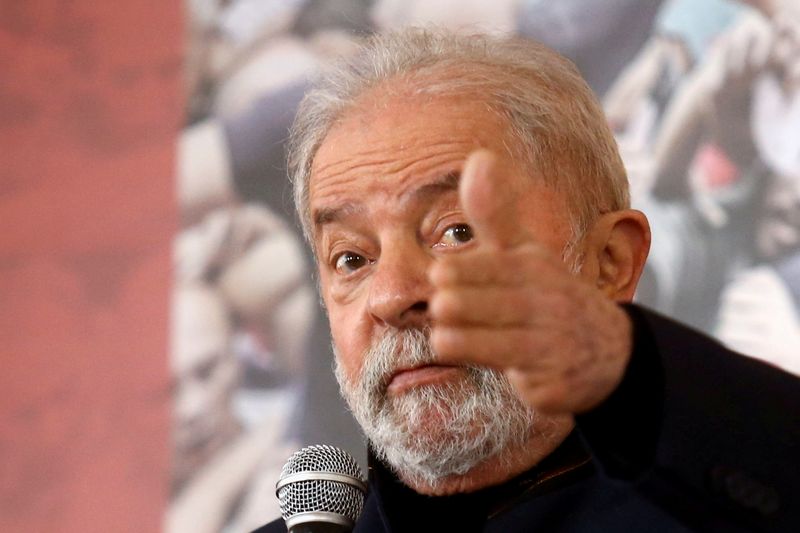 FILE PHOTO: Former Brazilian President Lula da Silva attends book