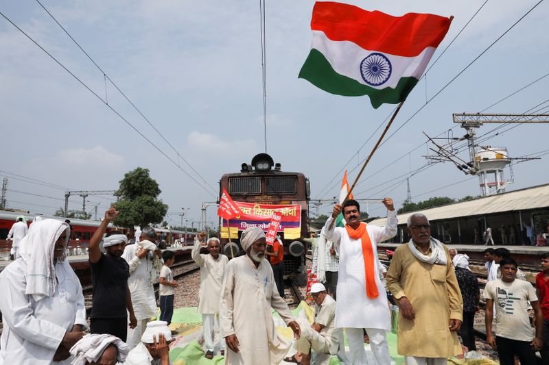 Protest against the farms laws, in Sonipat