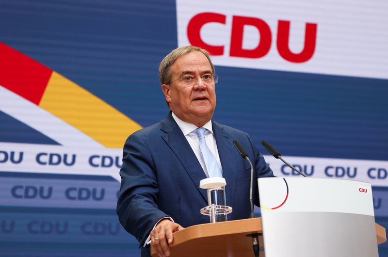 CDU news conference after German general elections, in Berlin