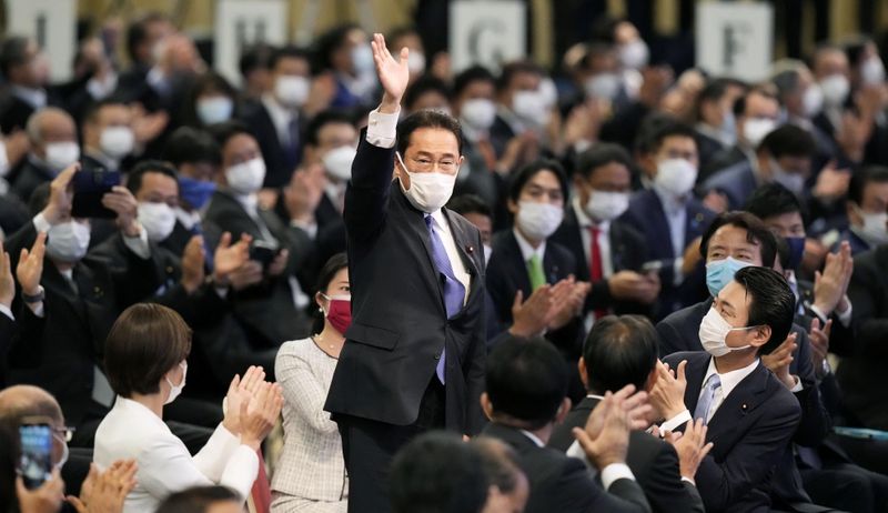 Former Japanese FM Kishida is elected as new head of