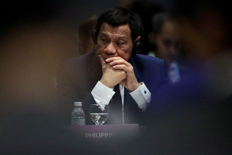 FILE PHOTO: PhilippinesÕ President Duterte attends the ASEAN Plus Three