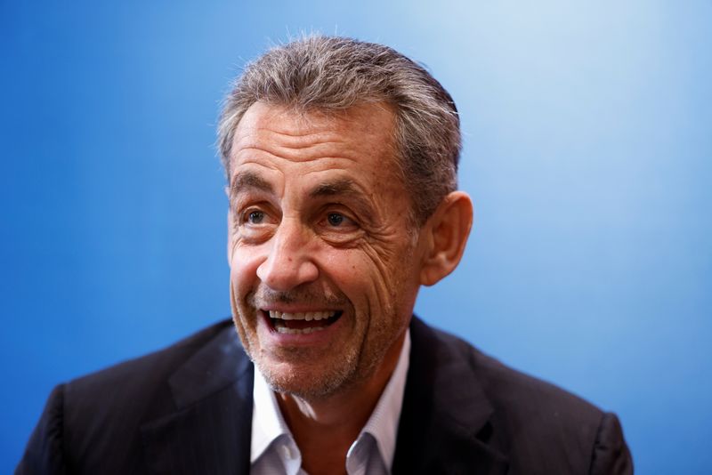 Former French President Sarkozy meets the readers of his latest