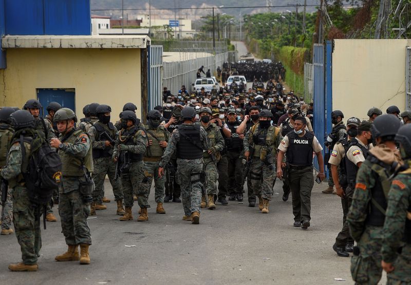 Ecuador seeks to restore order after prison riot, in Guayaquil