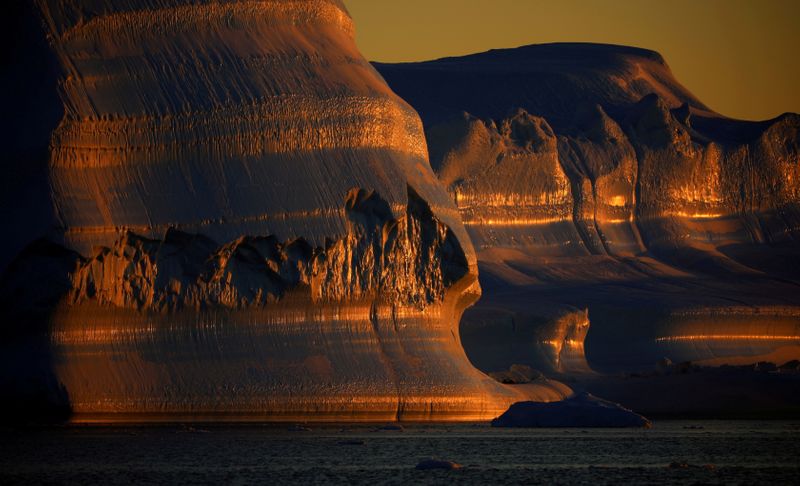 FILE PHOTO: Jakobshavns ice fjord near Ilulissat